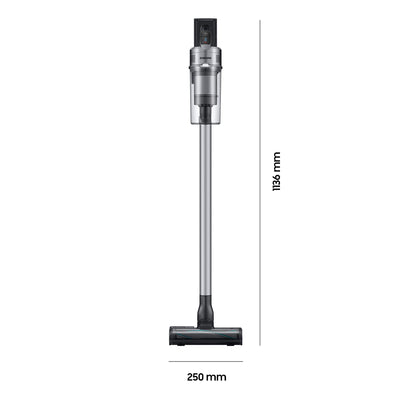 Samsung Jet 75 pet extra VS20T7562R5/EG, Akku-Handstaubsauger inklusive Ersatzakku, kabellos, beutellos, max. 200 W, wechselbarer 21.9V Li-Ion Akku, 0,8 Liter, ChroMetal Silber