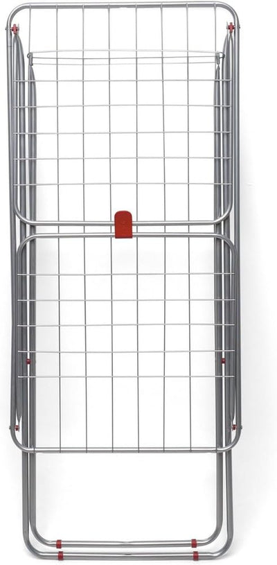 Rayen | Wäscheständer mit Flügeln | Trockenfläche | Flügelverriegelungssystem | Faltbarer, rutschfester Wäscheständer | Für den Innen- und Außenbereich | 19 Meter | Maße: 54.5 x 177 x 107.5 cm