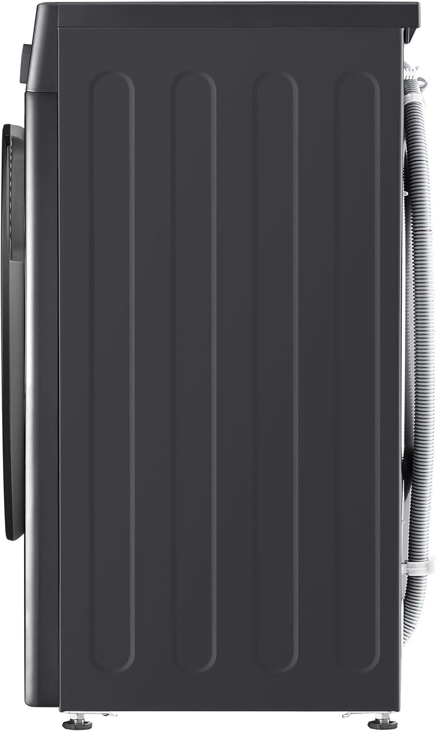 LG V5WD95SLIMB, SLIM Waschtrockner 9-5 kg, Klasse A und E, 60x53.5x85 cm, Wi-Fi, AI Direct Drive, Tiefenreinigung mit Dampf, TurboWash 360, Allergy Care, Außentür aus gehärtetem Glas, Dark Stone