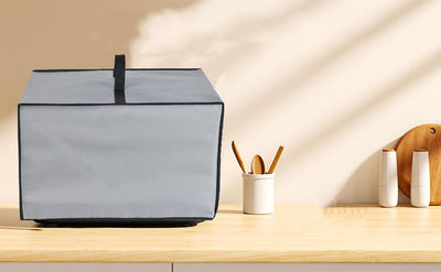 hitzebeständige, wasser und staubdichte Abdeckung für ‎cookwise AF2-40D06/Philips Dual Basket Airfryer 3000-Serie(NA350/00), 9L,Heißluftfriteuse (Silbergrau)