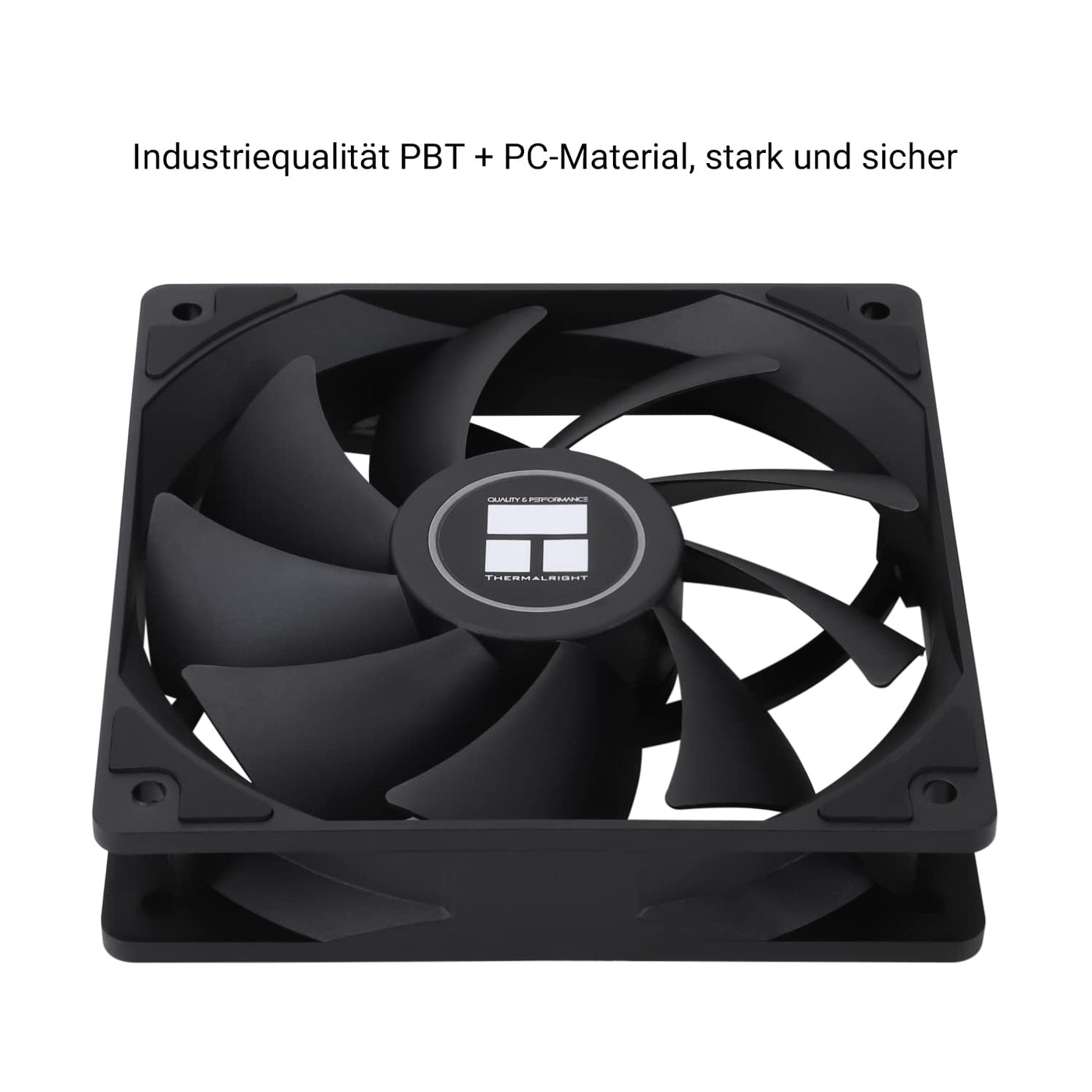 Thermalright TL-C12C CPU-Lüfter 120mm Gehäuse Kühler Lüfter, 4Pin PWM Silent Computer Lüfter mit S-FDB Lager enthalten, bis zu 1550RPM Lüfter