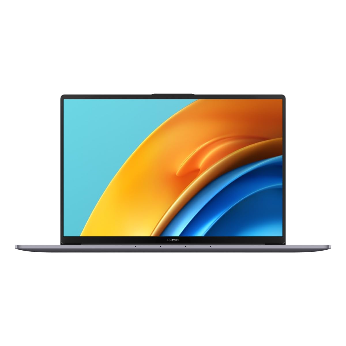 HUAWEI MateBook D16 | 16" Fullview Display | Intel Core i5-12450H | 16GB RAM | 512GB SSD | Windows 11 | QWERTZ | Schlankes Metallgehäuse | Fingerabdrucksensor | Numpad | TÜV Rheinland Low Blue Light