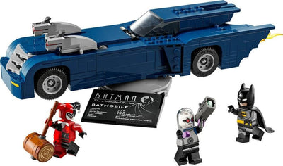 LEGO DC Batman: Batman im Batmobil vs. Harley Quinn und Mr. Freeze, Spielzeug-Auto aus der Zeichentrickserie für Kinder, Geschenk für Jungen und Mädchen ab 8 Jahren 76274