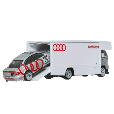 Hot Wheels Audi S4 Quattro + Fleet Flyer Team Transport Fahrzeuge