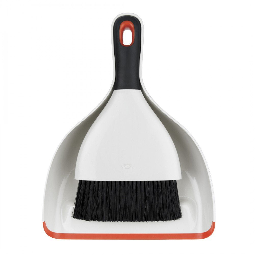 OXO Pala recogedora y cepillo, Plastik, MULTICOLOR, Standard