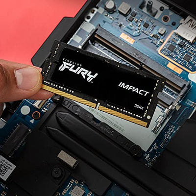 Kingston FURY Impact KF432S20IBK2/64 GB Laptop-Speicherset, 32 GB (2 x 32 GB), 3200 MHz DDR4 CL20, Schwarz