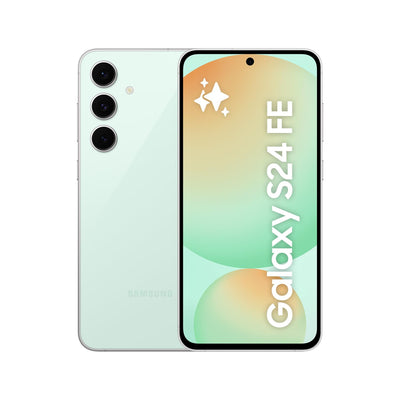 Samsung Galaxy S24 FE AI Smartphone ohne Vertrag, AI Handy mit Android, 8 GB RAM, 256 GB Speicher, 50-MP-Kamera, Lange Akkulaufzeit, Mint, 36 Monate Herstellergarantie [Exklusiv bei Amazon]