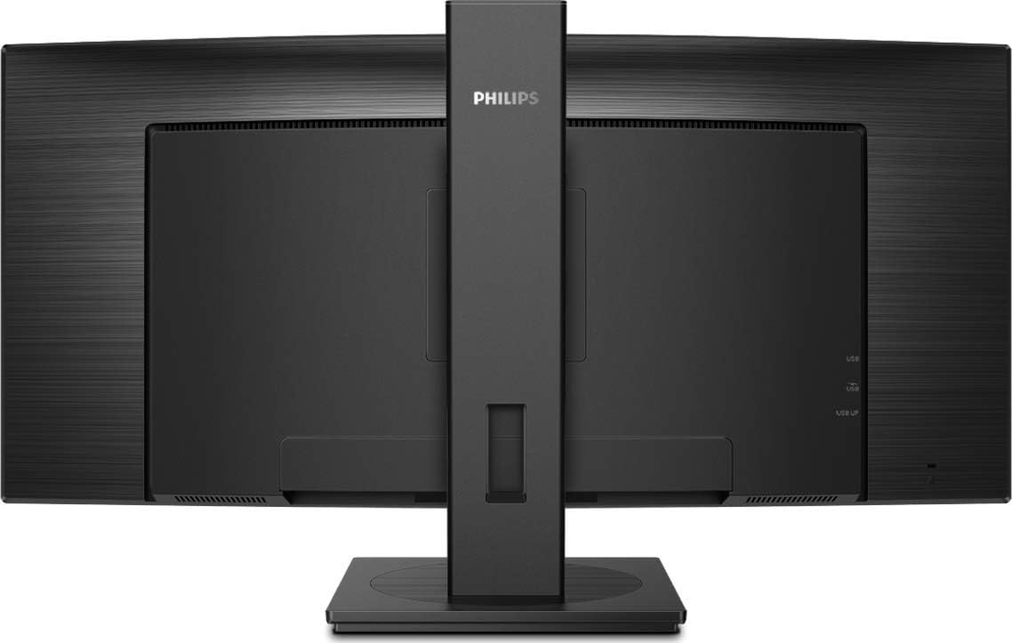 Philips 345B1C - 34 Zoll WQHD Curved Monitor, höhenverstellbar (3440x1440, 100 Hz, HDMI, DisplayPort, USB Hub) schwarz