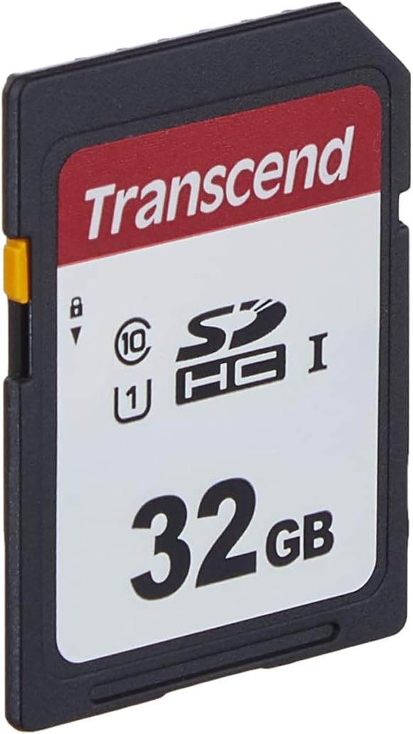 Technaxx DigiScan DS-02 Scanner für Negativfilme und Diafilme (SD-Kartenslot, 6,1 cm (2,4 Zoll) TFT-Display, USB 2.0) & Transcend Highspeed 32GB SDHC Speicherkarte Class 10, UHS-I U1 TS32GSDC300S-E