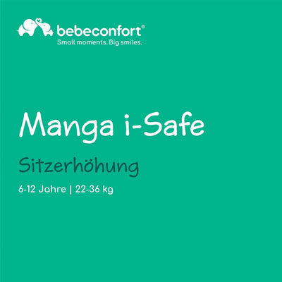 Bebeconfort Disney Manga i-Safe, Reboarder Kindersitz, Micky Maus Kindersitz, 6–12 Jahre, 128–150 cm, 22-36 kg, Leicht, Einfache Gurtinstallation, Vollständig gepolstert, Authentic Mickey