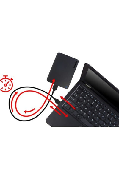 Toshiba 4TB Canvio Basics Portable External Hard Drive, Mechanische Festplatte, USB 3.2. Gen 1, Black (HDTB440EK3AA)