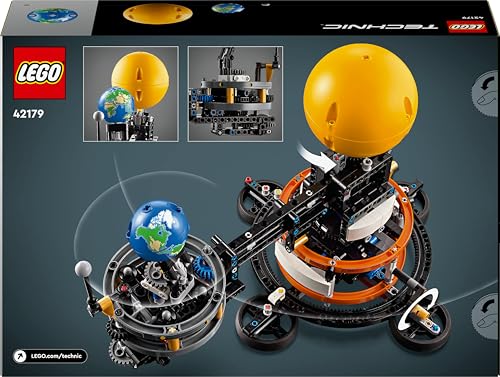 LEGO Technic Sonne Erde Mond Modell Spielset, Geschenk für Kinder ab 10 Jahren, Weltraum Spielzeug zur Darstellung des Sonnensystems, lässt Jungen und Mädchen fantasievoll Spielen 42179