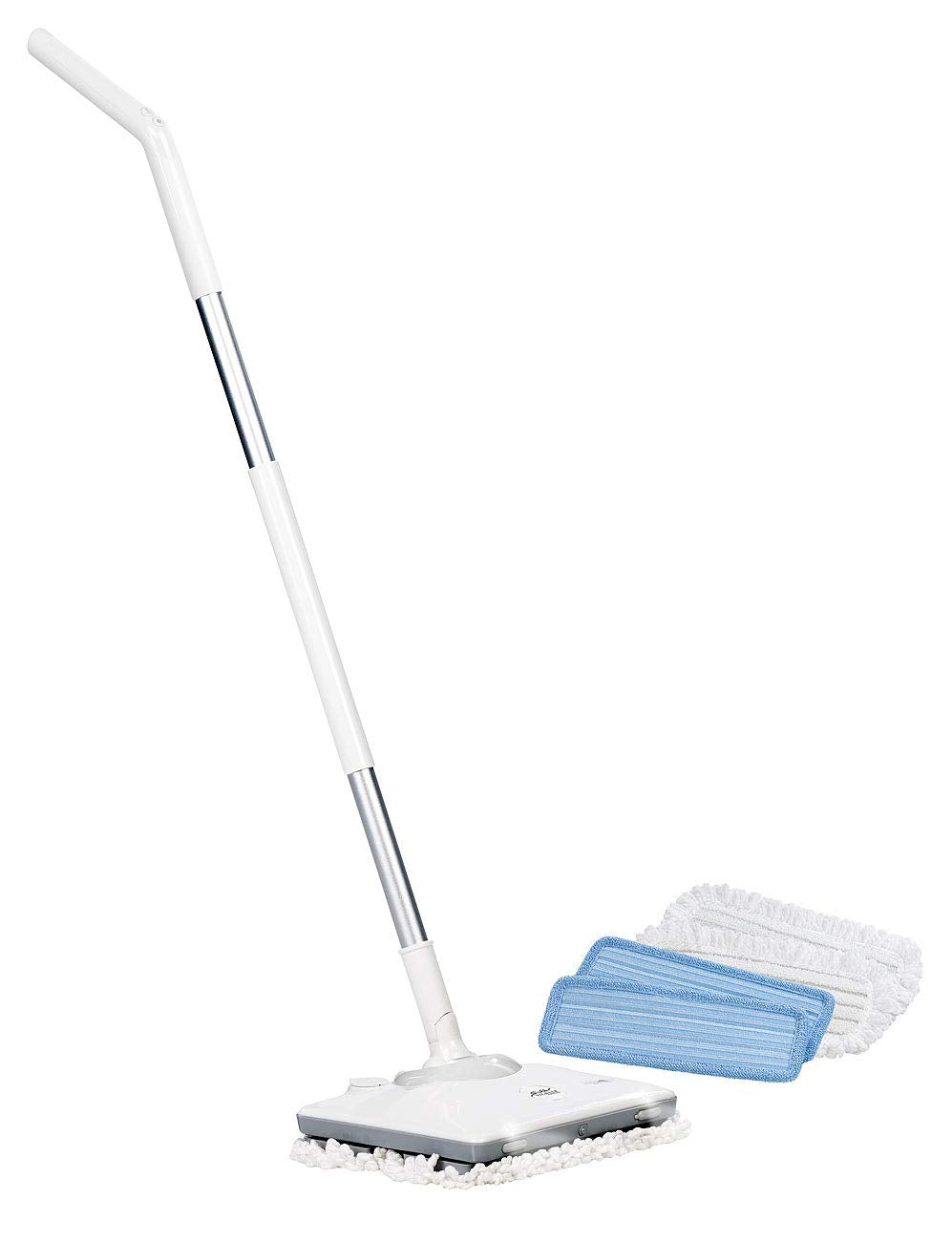 Sichler Haushaltsgeräte Akku Bodenwischer: Akku-Fußboden-Poliermaschine mit Sprüh-Funktion & LED-Licht, 900 Hz (Akku Wischmopp, Bohnermaschine, Haushaltshelfer)