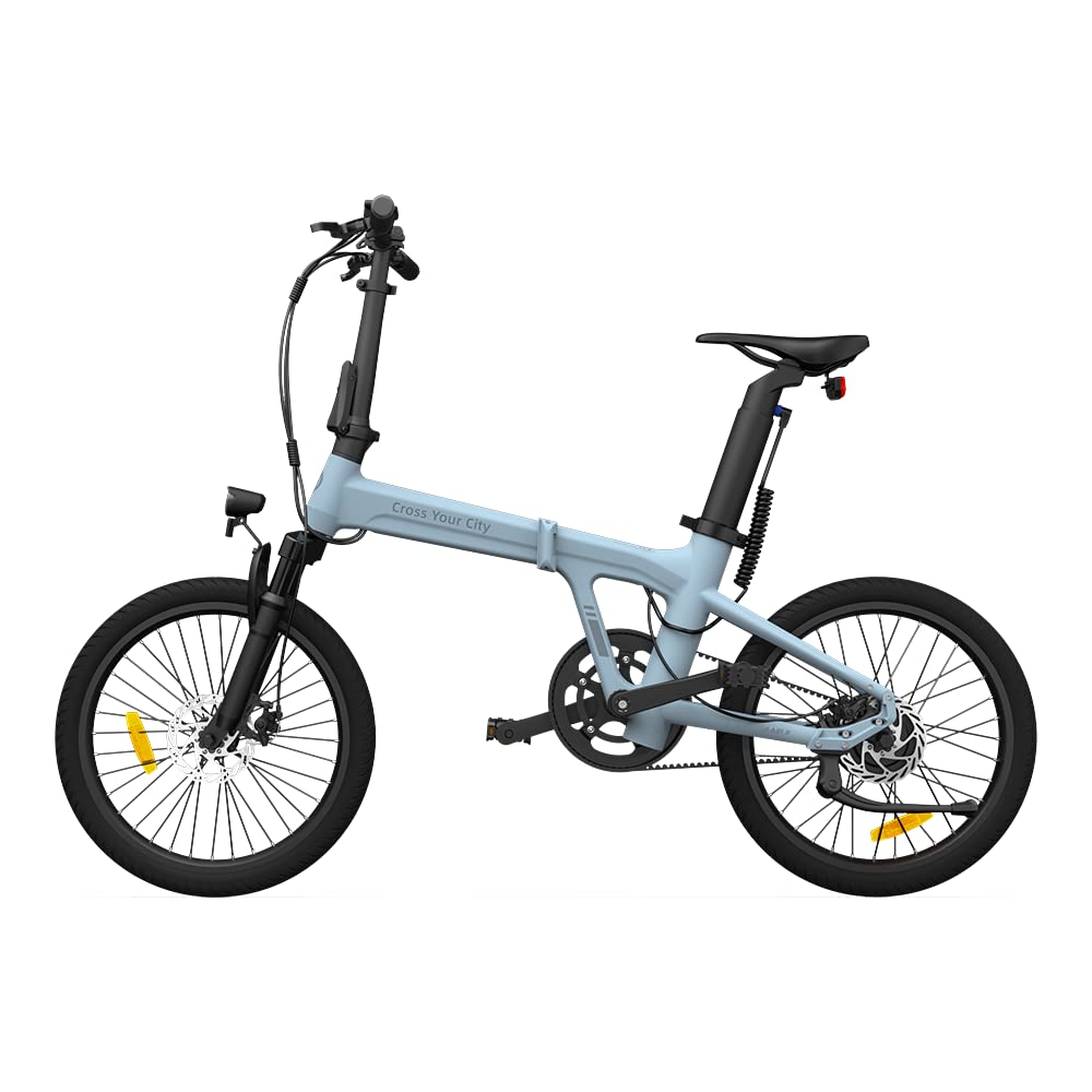 ADO e-Bike Air20S Elektrofahrrad, ebike Damen/ebike Herren,Bike,klapprad,E-Faltrad Riemenantrieb,17,5 kg, ADO Smart APP,2,4" LCD,20 Zoll,klappbar