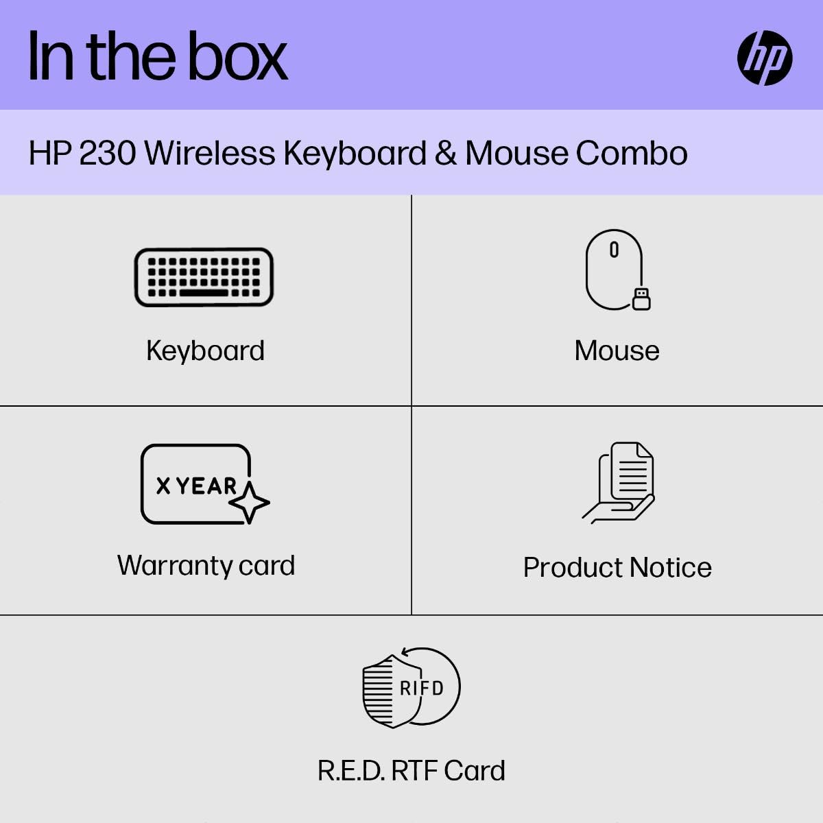 HP 230 kabellose Maus und Tastatur