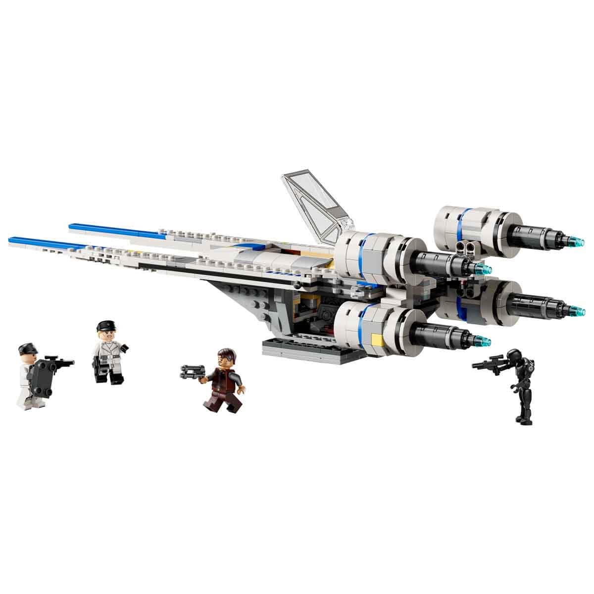 LEGO Star Wars 75399 Rebel U-Wing Starfighter - Spielzeug mit Schwenkflügelfunktion & 3 Minifiguren inkl. Cassian Andor & K-2SO Droidenfigur - Geschenk für Jungen ab 8 Jahren & Andor Staffel 2 Fans