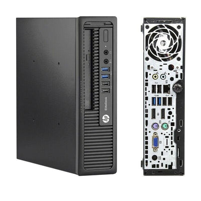 HP EliteDesk 800 G1 USDT PC Mini Computer Intel Core i5-4570S RAM 16 GB SSD 240 GB DVD-Player WLAN Windows 11 + Office 2021 (Generalüberholt)