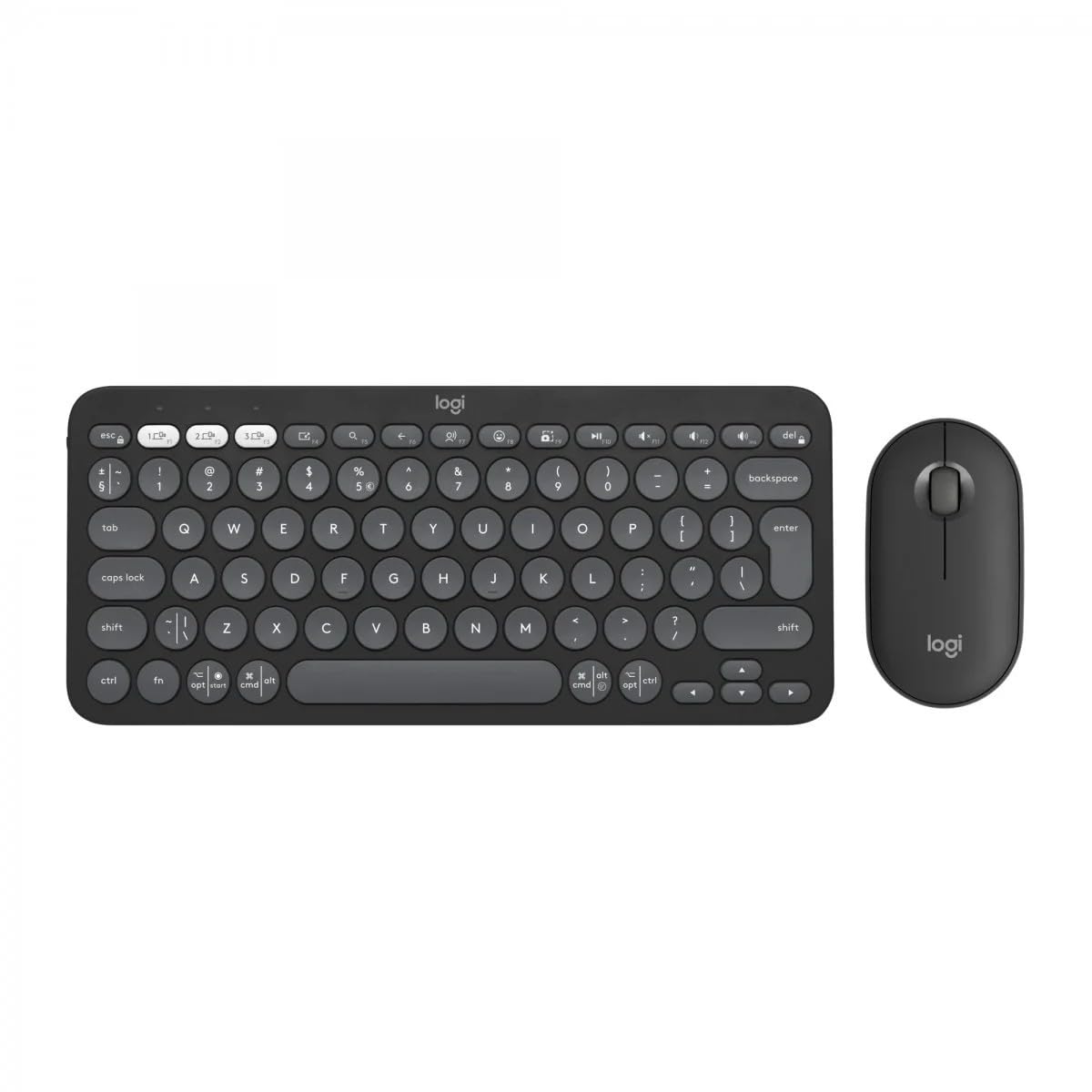 Logitech Pebble 2 Combo - US QWERTY-Layout, Grafit