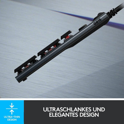 Logitech G815 mechanische Gaming-Tastatur, Taktiler GL-Tasten-Switch mit flachem Profil, LIGHTSYNC RGB, 5 Programmierbare G-Tasten, Multimedia-Bedienelemente, Deutsches QWERTZ-Layout - Carbon