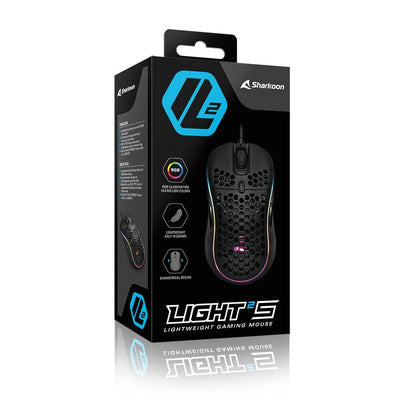 Sharkoon Light² S, RGB Gaming Maus