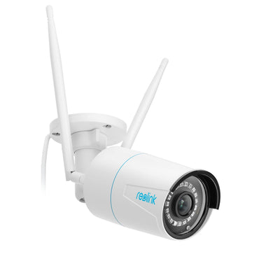 Reolink 5MP WLAN Kamera Outdoor, 2,4GHz/5GHz WLAN CCTV IP Kamera Aussen mit Person/Auto/Tiererkennung, IP67 Wetterfest, Nachtsicht, Bewegungsmelder, SD-Kartenslot, Zeitraffer, Außenkamera RLC-510WA