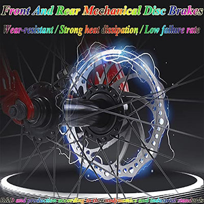 MEVZHH Mountainbikes, 26 Zoll Fat Tire Hardtail Mountainbike, Doppelfederungsrahmend Federgabel All Terrain Mountainfür Männer Frauen/30 Geschwindigkeit/Orae 5 Gesprochen