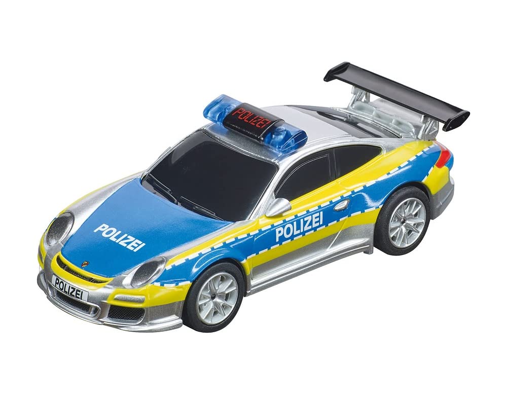 Carrera - 20064174 GO!!! Porsche 911 GT3 Polizei I Rennbahnen und lizensierte Slotcars | bis zu 2 Spieler | Für Jungs und Mädchen ab 6 Jahren & Erwachsene