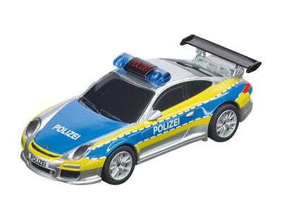 Carrera - 20064174 GO!!! Porsche 911 GT3 Polizei I Rennbahnen und lizensierte Slotcars | bis zu 2 Spieler | Für Jungs und Mädchen ab 6 Jahren & Erwachsene
