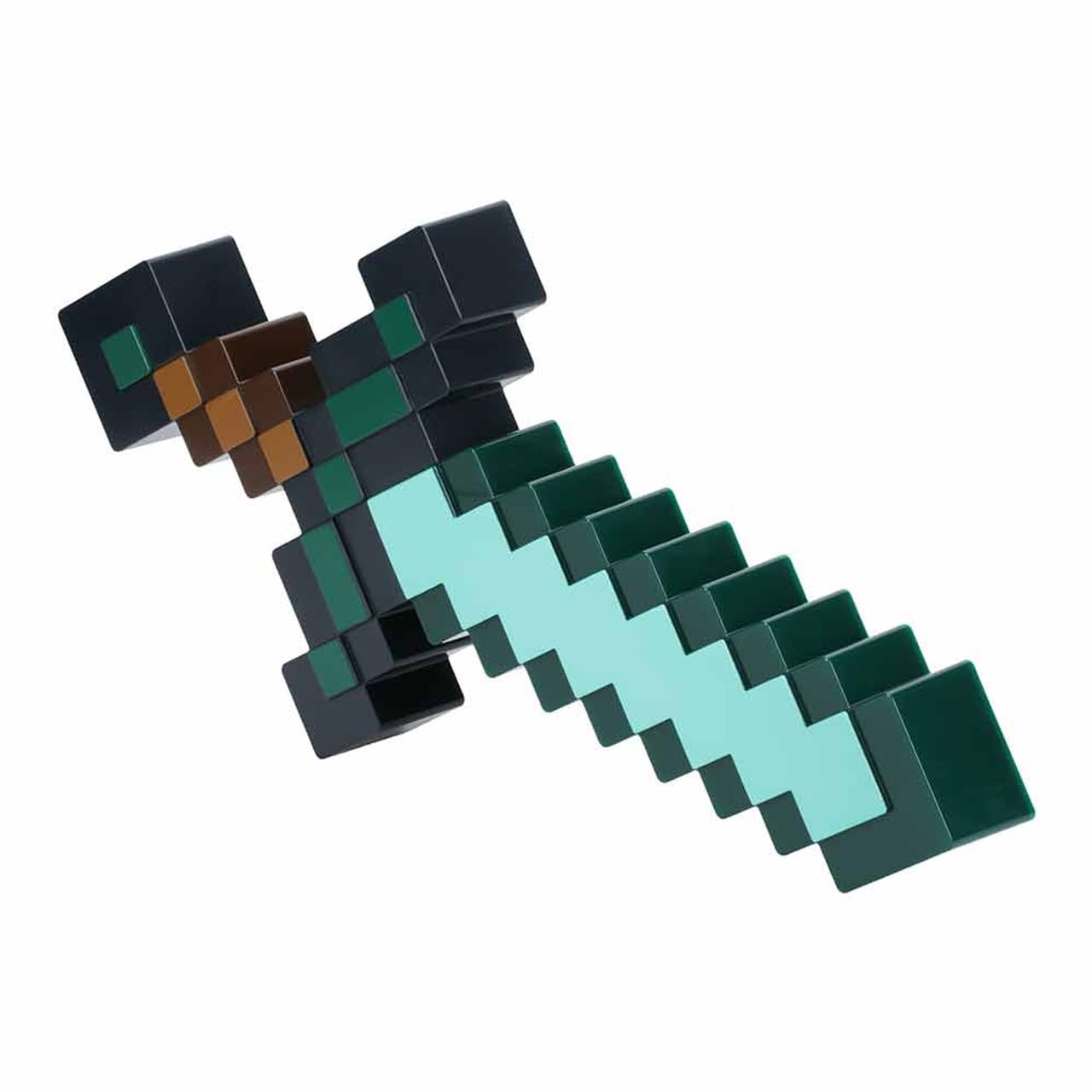 Minecraft Diamantschwert Licht - Offiziell lizenziertes Merchandise, 3 dynamische Lichtmodi mit Sound-Reaktion, Gamer-Raum-Dekor & Sammlerstück, USB- oder batteriebetrieben
