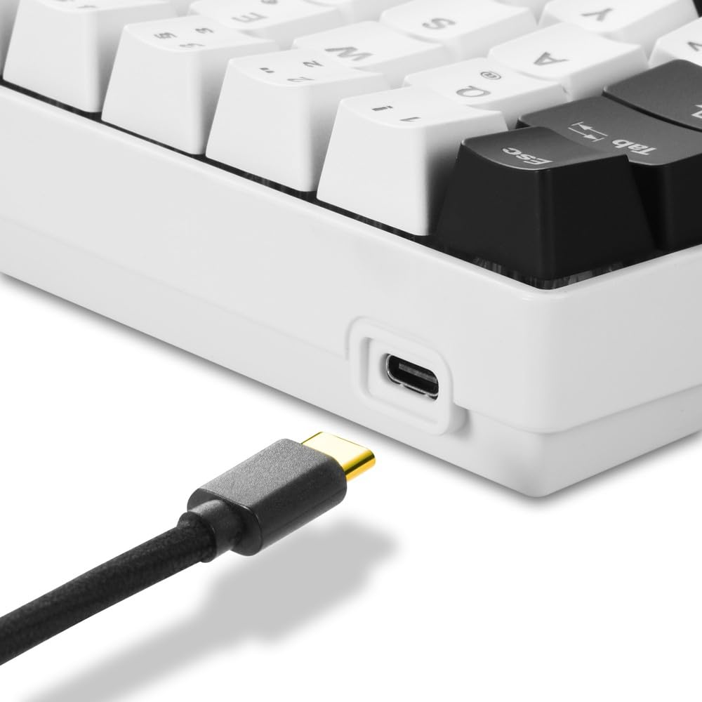 Sharkoon Skiller SGK50 S4 wh Kailh Blue, USB Gaming-Tastatur, weiß