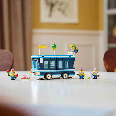 LEGO Ich – Einfach unverbesserlich 4 Minions und der Party Bus, Spielset zu Ich – Einfach unverbesserlich 4, Kinderspielzeug, kreatives Minions-Geschenk für Jungen und Mädchen ab 7 Jahren 75581