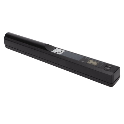 USB Handscanner, Wireless A4 Dokumentenscanner, 300 600 900DPI, JPEG und PDF Format, mit Speicherkarte, für Dokumente Fotos Zeitschriften(Schwarz)
