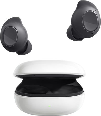 Samsung Galaxy Buds FE Kabellose Bluetooth-Kopfhörer inkl. araree Bean Case, Active Noise Cancelling (ANC), 3 Mikrofone, Touch Control, Tiefer Bass, Mit Ladekabel, Graphite [Exklusiv bei Amazon]