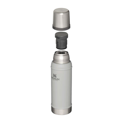 Stanley Classic Legendary Thermosflasche 750ml - Thermos Hält 20 Stunden Heiß oder Kalt - Edelstahl Thermoskanne - BPA-Frei - Spülmaschinenfest - Ash