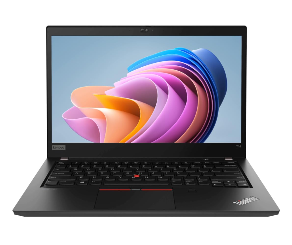 Lenovo ThinkPad T14 Gen 1 14 Zoll 1920x1080 Full HD Intel Core i5 10310U 256GB SSD Festplatte 16GB Speicher Windows 11 Pro Webcam Notebook Laptop (Generalüberholt)