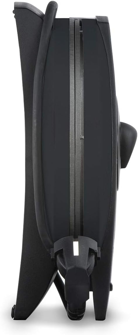 Cloer 1620 Waffeleisen für klassische Herzwaffeln, 930 W, Waffelgröße 15,5 cm, stufenlos wählbarer Bräunungsgrad, schwarz