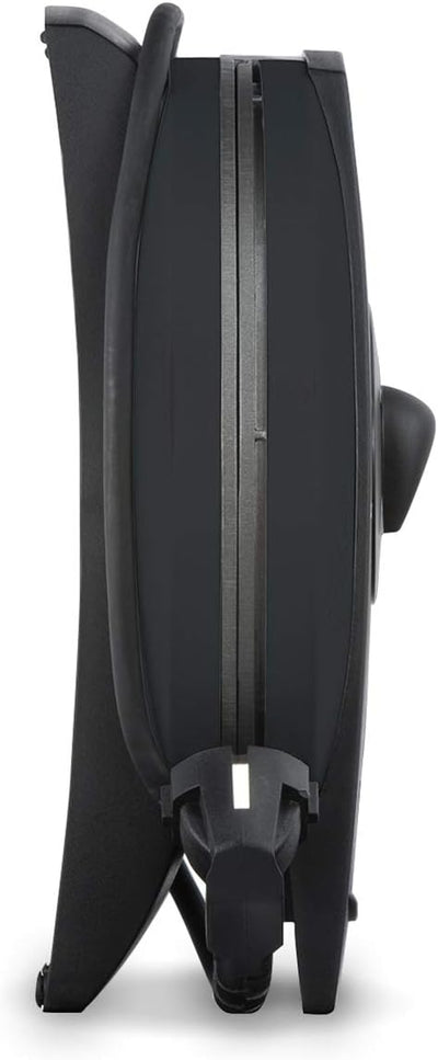 Cloer 1620 Waffeleisen für klassische Herzwaffeln, 930 W, Waffelgröße 15,5 cm, stufenlos wählbarer Bräunungsgrad, schwarz