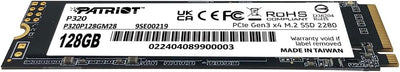 Patriot P320 128GB Interne SSD - NVMe PCIe Gen 3x4 - M.2 2280 - Solid State Drive - P320P128GM28