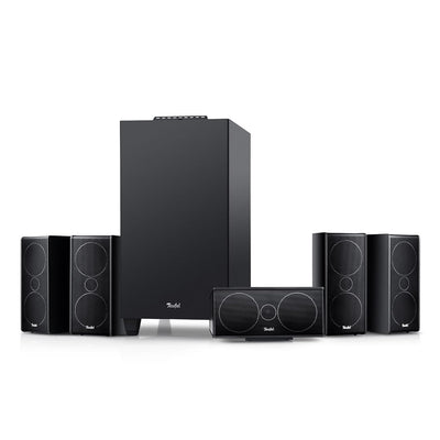 Teufel CONSONO 35 Concept - 5.1 Surround Soundsystem, Komplettsystem Heimkino mit integriertem AV-Receiver, Bluetooth, Dolby Audio, USB-C-Soundkartenfunktion, HDMI ARC CEC - weiß