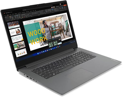 Lenovo i7 17,3 Zoll IPS FullHD Notebook - Intel Core™ i7 1355U, 10 Kerne, 5.00 GHz, 24 GB DDR4, 1000 GB SSD, Intel Iris Xe, HDMI, Webcam, BT, USB-C/3.0, WLAN, Windows 11 Prof, MS Office -7277