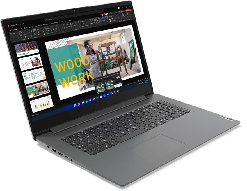 Lenovo i7 (17,3 Zoll IPS FullHD) Notebook (Intel® Core™ i7 1355U, 10 Kerne, 5.00 GHz, 40 GB DDR4, 2000 GB SSD, Intel® Iris® Xe, HDMI, Webcam, BT, USB-C/3.0, WLAN, Windows 11 Prof, MS Office) #7552