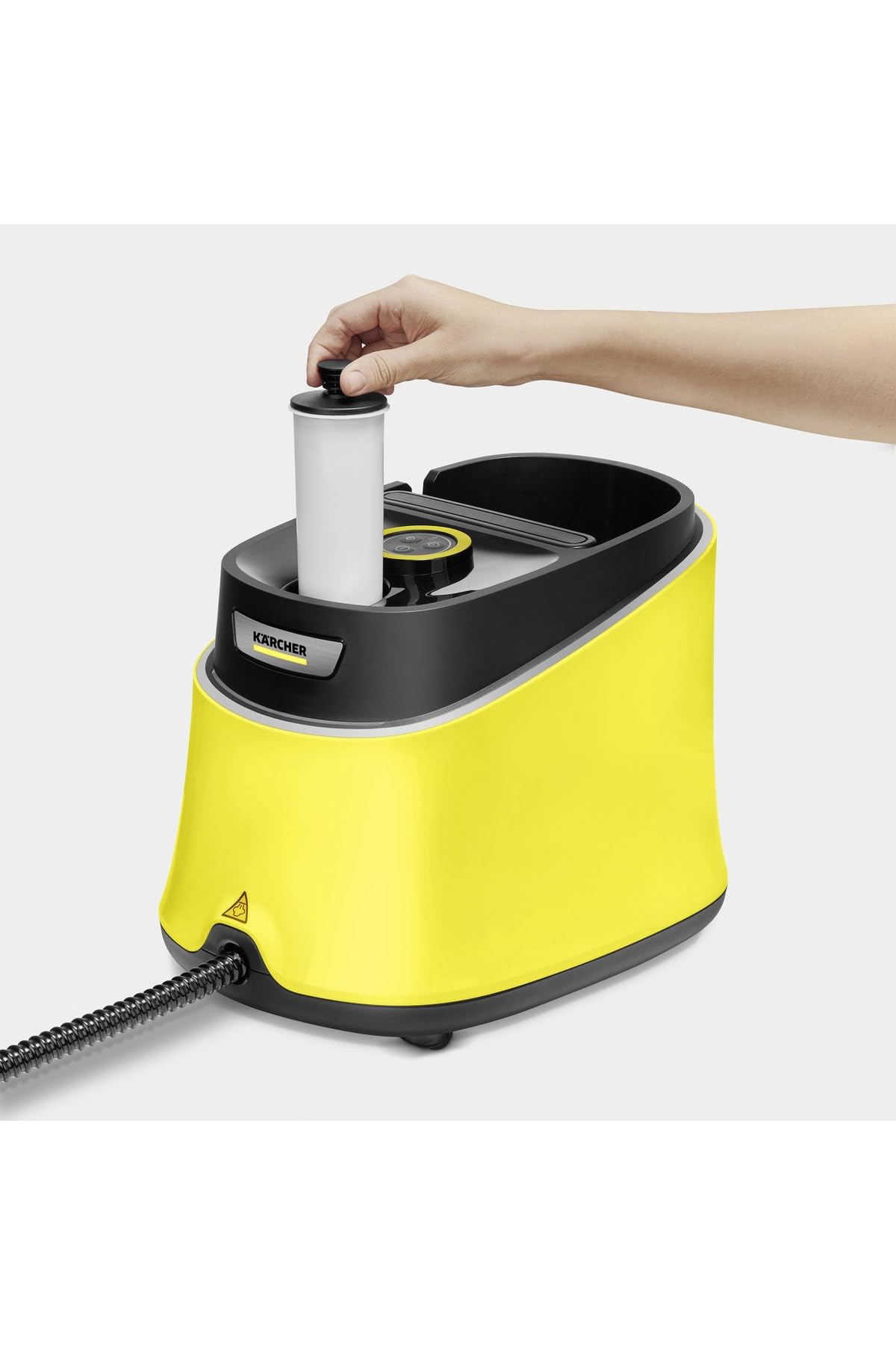 Kärcher Dampfreiniger SC 3 Deluxe EasyFix, Dampfdruck: 3,5 bar, Aufheizzeit: 30 s, Leistung: 1.900 W, Flächenleistung: 75 m², Tank: 1 l, mit Bodenreinigungsset, Mikrofaser-Bezug, Düsen und Rundbürste