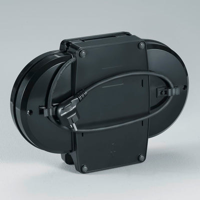 SEVERIN Duo-Waffeleisen, antihaftbeschichtetes Doppelwaffeleisen für zwei klassische Herzwaffeln, Herzwaffeleisen im Slim-Design, ca. 1.200 W Leistung, schwarz, WA 2106