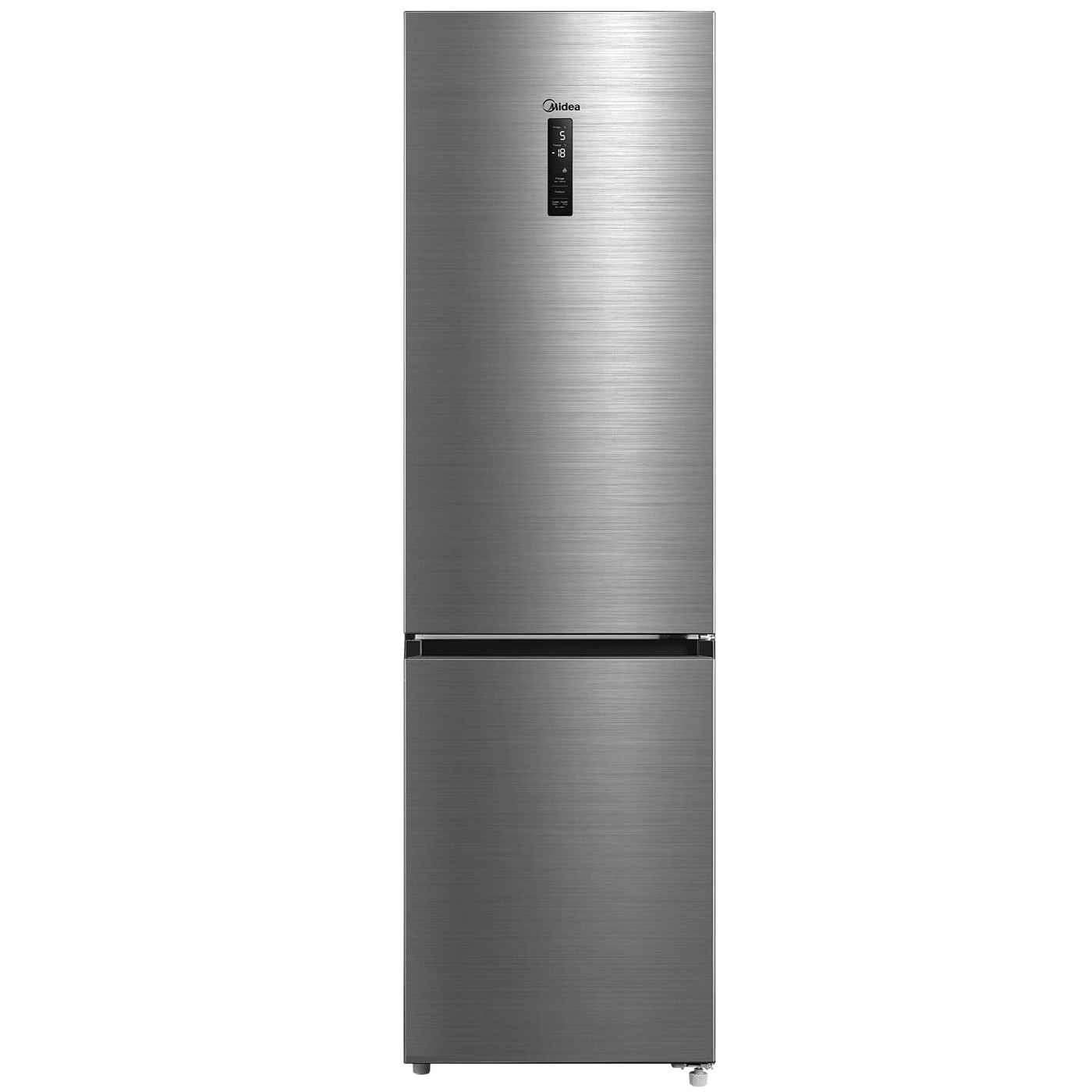 Midea MDRB521MGA46O Kühl-/Gefrierkombination/NoFrost/Besonders leise 29dB/Inverter Kompressor/Niedrigtemperaturzone/180° Verstellbare Gefrierfach-Schublade/201 cm hoch/256 L Kühlteil/122 L Gefrierteil