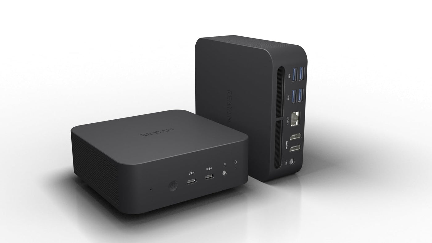 Reatan Mini Gaming PC AMD Ryzen 9 7940HS 64GB SSD 2TB DDR5 5600 MHz RAM,Desktop Mini Computers Windows 11 pro,Radeon 780M Graphics,2.5Gbps LAN, HDMI 2.1, 8K USB 4.0 Wi-Fi 6E/BT5.3