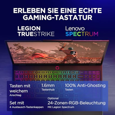 Lenovo Legion 5i 15IRX10 Gaming AI Laptop | 15.1" WQXGA 165Hz OLED Display | NVIDIA GeForce RTX 5070 | Intel Core i7-13650HX | 32GB RAM | 1TB SSD | Win11 | QWERTZ | Eclipse Black | 3 Monate GamePass