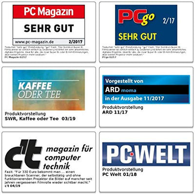 Somikon Filmscanner: HD-XL-Film-Scanner & -Digitalisierer für Super 8 & 8 mm, bis 7'-Rollen (Filmdigitalisierer, Filmscanner 8mm, Filmdigitalisierung)