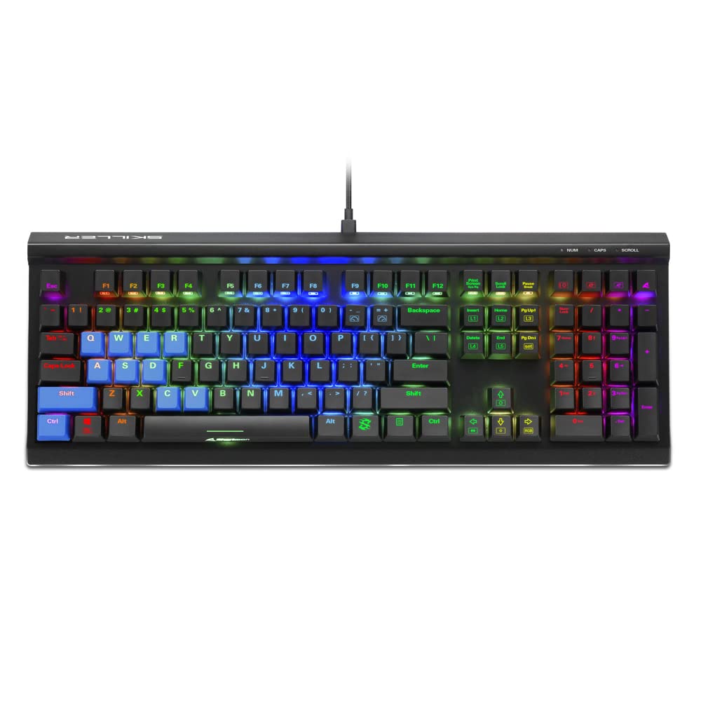 SHARKOON SKILLER SGK60 Gaming-Tastatur, schwarz
