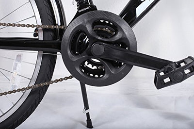 24 Zoll Jungen Fahrrad 21-Gang MIT Beleuchtung Farbe SCHWARZ TMX