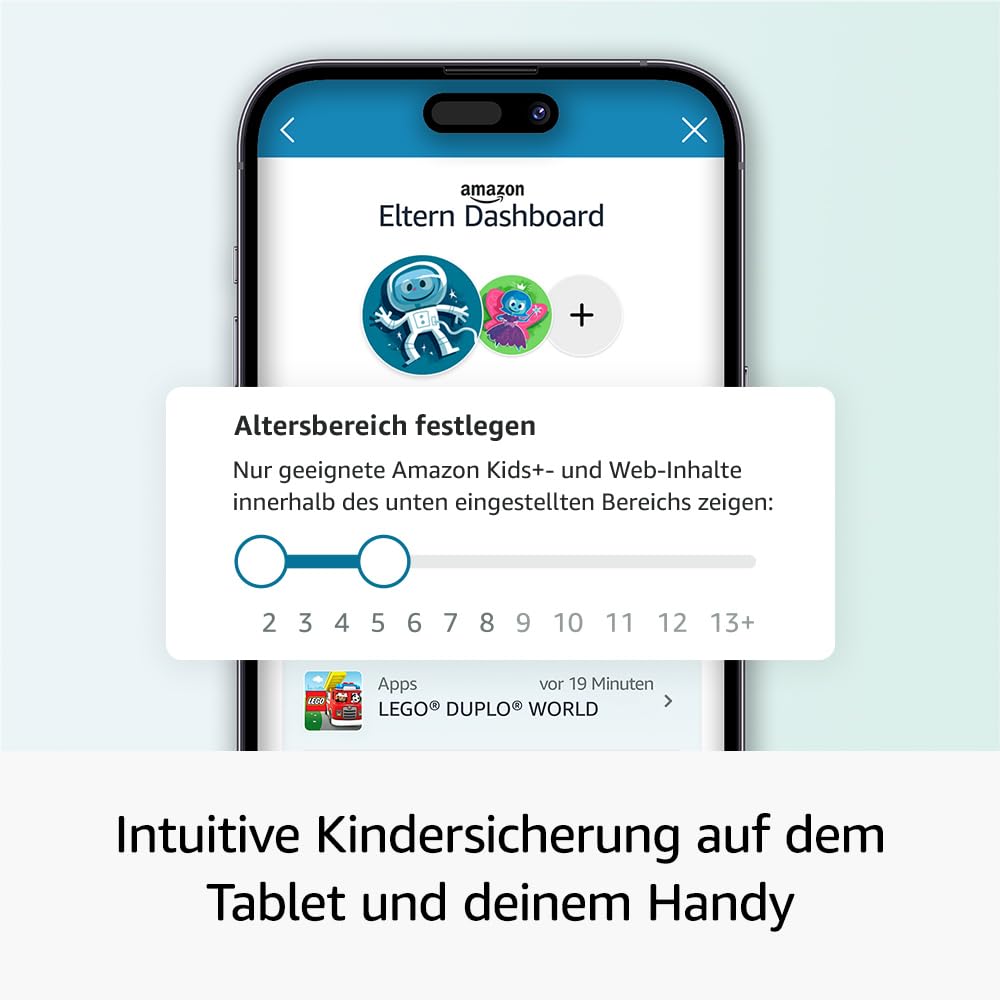 Fire HD 10 Kids-Tablet (Neueste Generation), für Kinder ab dem Vorschulalter | Mit brillantem 10-Zoll-Display, Kindersicherung und 2 Jahren Sorglos-Garantie | Version 2023, 32 GB, rosa